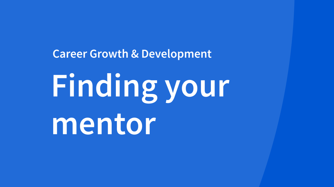 Find A Mentor For Career Growth